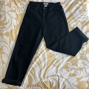 L.L Bean High Wasted Black Jeans Size 12